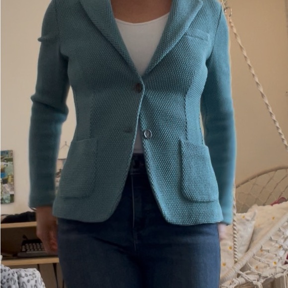 Circolo 1901 Jackets & Blazers - Circolo 1901 Women's Teal Blazer